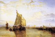 J.M.W. Turner Dort,or Dordrecht,the Dort Packet-Boat from Rotterdam Becalmed USA oil painting artist